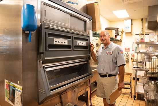 ice machine with brett from modern air