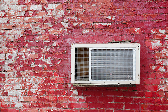 old dirty ac unit